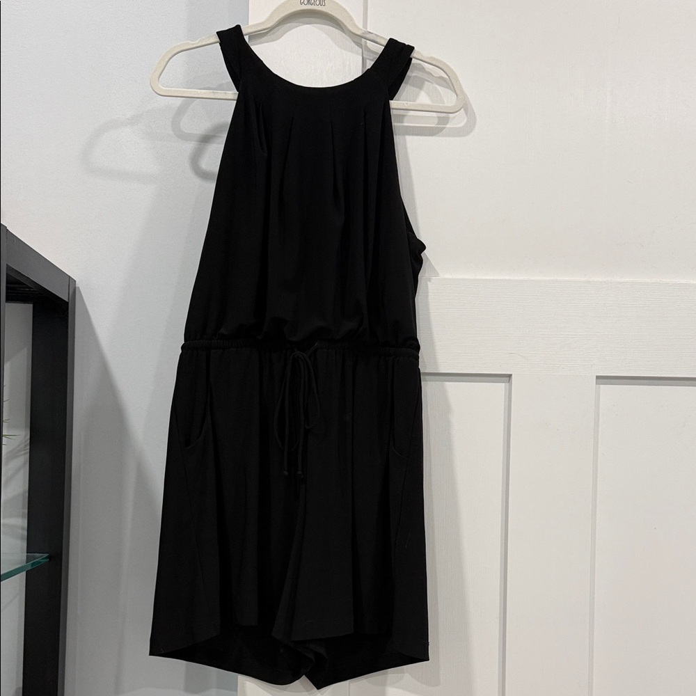 Black Sleeveless Jumpsuit